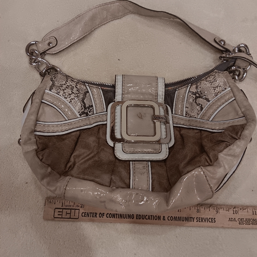 Guess Beige and Brown Women's Bag